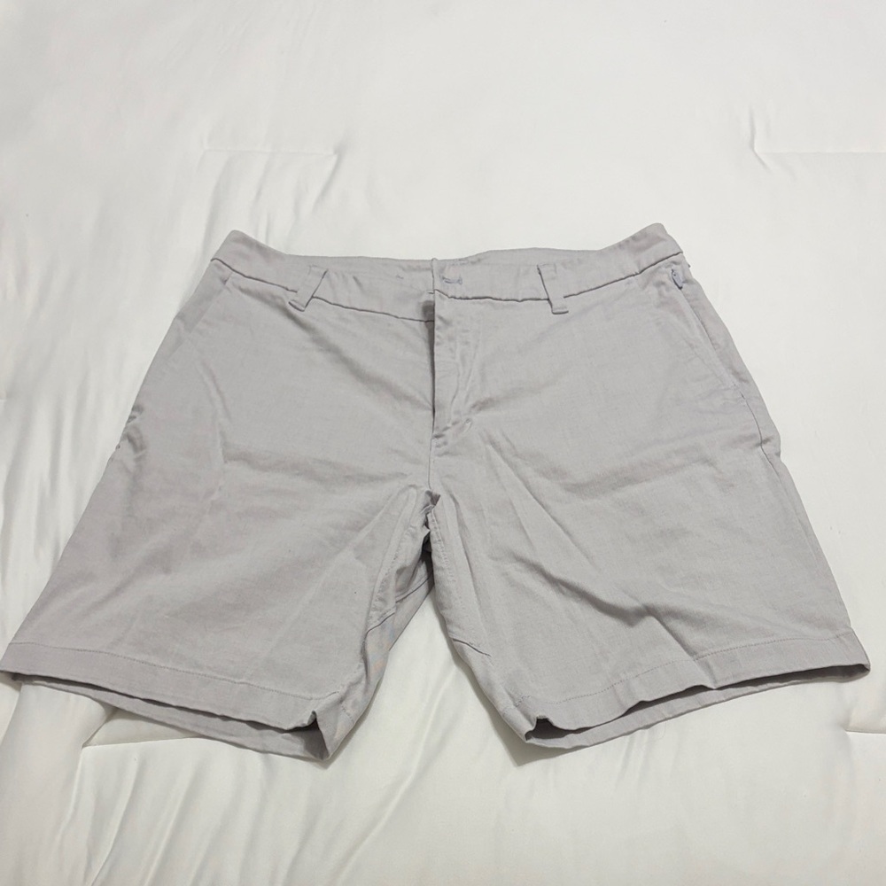 lululemon athletica Light Gray Men's Flat-Front Shorts 34”